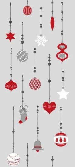 Chaks 0943, Chemin De Table Boules De Noël