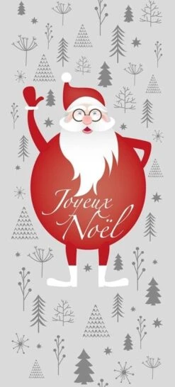 Chaks 0945, Chemin De Table Père Noël Debout