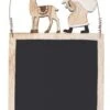 Chaks 10009, Suspension Tableau Ardoise Père Noël En Bois/métal 48cm -Xmas Deco Shop 10009 2