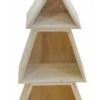 Chaks 10061, Sapin Noël Gigogne 3 Pièces En Bois 59,5cm -Xmas Deco Shop 10061