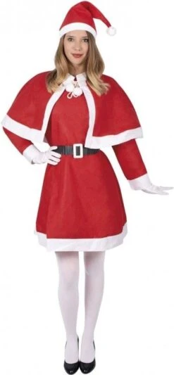 P'TIT Clown Re12054 - Costume Adulte Mère Noël