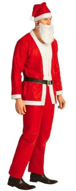 Déguisement Père Noël ÉCO, Adulte -Xmas Deco Shop 13411 2