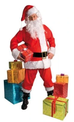 Kit Complet Déguisement Père Noël Pro DeLuxe, Adulte