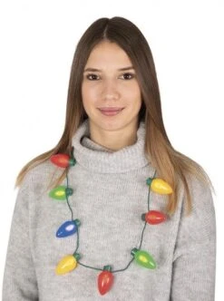 P'TIT Clown Re19001 - Collier Guirlande Lumineuse De Noël