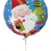 P'TIT Clown Re19101, Ballon Alu Rond Père Noël Et Sapin 32 Cm -Xmas Deco Shop 19101 099739400 1601 10022020 1