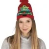 P'TIT Clown Re19800, Bonnet De Noel Adulte Rouge Avec Sapin De Noël, Lumineux -Xmas Deco Shop 19800 016094500 1131 11022020 2