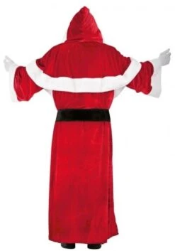 Chaks C2001010, Costume Père Noël UE LONG, Velours Super LUXE Adulte -Xmas Deco Shop 2001010 2