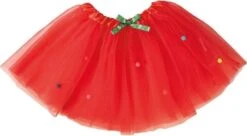 P'TIT Clown Re22365 - Tutu De Noël Rouge Enfant