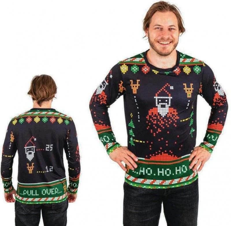 P'TIT Clown Re22789, T-shirt De Noël - Geek Pixel Art Taille XS 6 P'TIT Clown Re22789, T-shirt De Noël - Geek Pixel Art Taille XS – Image 4