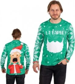 P'TIT Clown Re22795, T-shirt De Noël - La Barbe ! Taille XS -Xmas Deco Shop 22795 033182200 1542 13012023 1