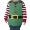 P'TIT Clown Re48135, Pull De Noël Enfant Elfe, Taille 10/12 Ans