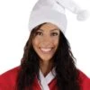P'TIT Clown Re65300 - Bonnet De Père Noël Blanc Avec Filaments -Xmas Deco Shop 65300 084362400 1004 13062016 1