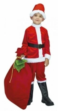 P'TIT Clown Re66093 - Déguisement De Père Noël Enfant 7/9 Ans