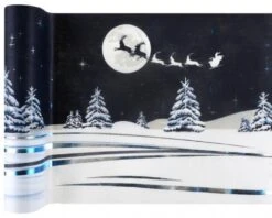 SANTEX 7779-37-30, Chemin De Table Village De Noël