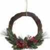 Grande Couronne Forêt De Noël Ø 32cm -Xmas Deco Shop 7815 99 1