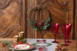 Grande Couronne Forêt De Noël Ø 32cm -Xmas Deco Shop 7815 99 3