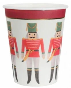 SANTEX 8218-99, Lot De 10 Gobelets Noël Casse-Noisette 25cl