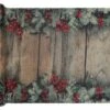 SANTEX 8287-26-30, Chemin De Table Noël Sapin Et Baies 2,50m -Xmas Deco Shop 8287 26 naturel