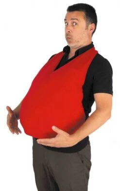 Party Pro 865702, Gros Ventre Rouge De Père Noël