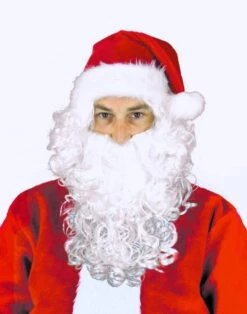 Party Pro 9041, Barbe Et Perruque Bouclées De Père Noël