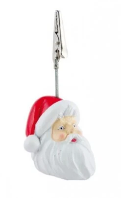 Chaks 90457, Marque-place Tête De Père Noël 10cm