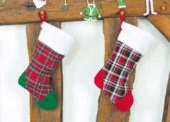 Party Pro 90811, Chaussette De Noël En Tartan