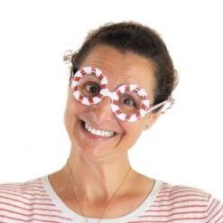 Party Pro 913508, Set De 8 Lunettes Rigolotes Pour Animer Table De Noël -Xmas Deco Shop 913508 1