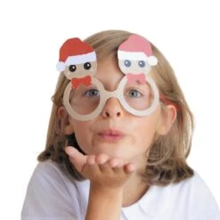 Party Pro 913508, Set De 8 Lunettes Rigolotes Pour Animer Table De Noël -Xmas Deco Shop 913508 7