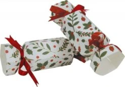 Party Pro 913510HS, Lot De 5 Petits Crackers Surprise De Noël Houx