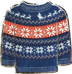 Party Pro 91363, Sachet De 16 Petites Serviettes Motif Pull De Noël