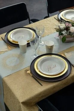 SANTEX 8114-103, Lot De 10 Gobelets Joyeux Noël Scintillant 25cl, Sauge -Xmas Deco Shop 93 8114