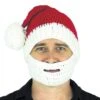 Party Pro 873990, Bonnet Et Barbe De Père Noël En Tricot -Xmas Deco Shop bonnetnoel
