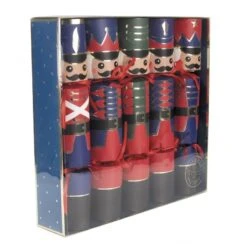 Party Pro 913510CN, Lot De 5 Crackers Surprise De Noël Casse Noisette -Xmas Deco Shop crackers casse noisette x5