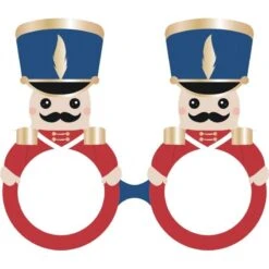 Party Pro 913510CN, Lot De 5 Crackers Surprise De Noël Casse Noisette -Xmas Deco Shop crackers casse noisette x5 2