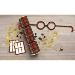 Party Pro 913510T, Lot De 5 Crackers Surprise De Noël Motif Tartan -Xmas Deco Shop crackers tartan x5 3 2