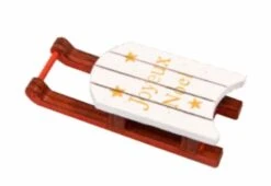 Marque-place Luge Noël En Bois 6cm