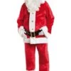 Chaks N1011, Déguisement Père Noël Américain Luxe En PELUCHE, Adulte -Xmas Deco Shop n1011