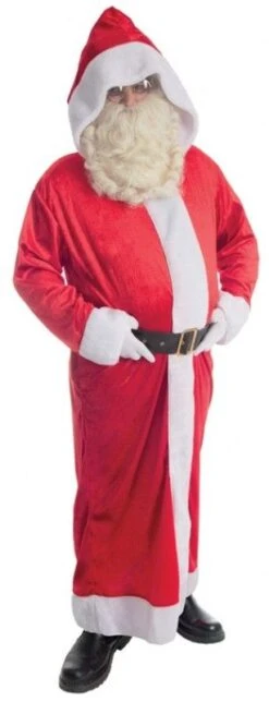 Chaks N1013, Déguisement Père Noël Européen Long éco, Adulte