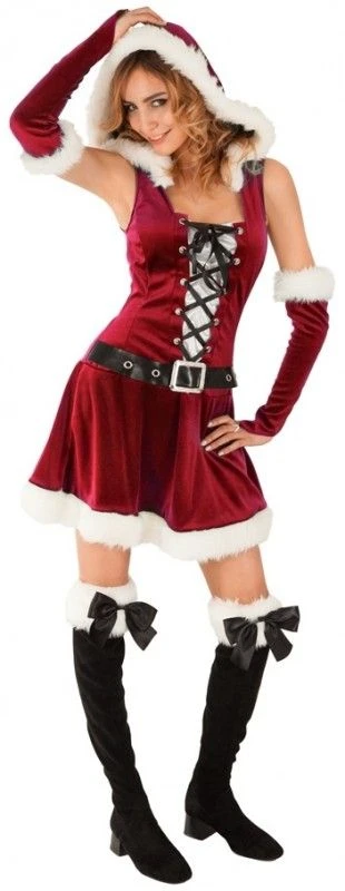 Chaks N1018S, Déguisement Elfe De Noël Femme Luxe ROUGE Adulte, Taille S 3 Chaks N1018S, Déguisement Elfe De Noël Femme Luxe ROUGE Adulte, Taille S