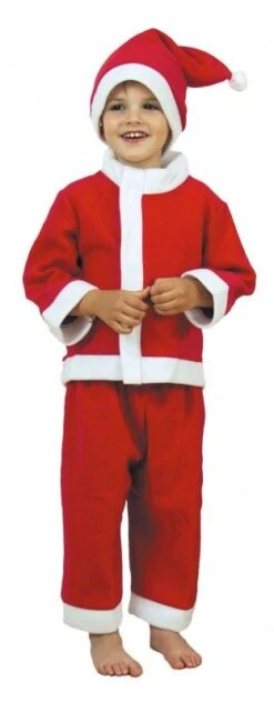 Party Pro 86250179, Déguisement Père Noël Enfant Doudou 7/9 Ans