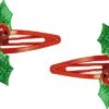 Party Pro 913472, Set De Deux Barrettes Houx De Noël -Xmas Deco Shop nouveau projet 4 2