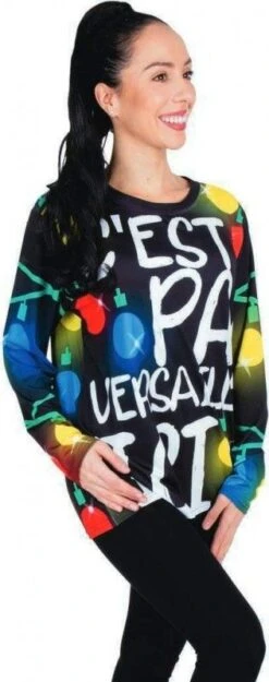 P'TIT Clown Re22788, T-shirt De Noël - C'est Pas Versailles Ici Taille L/XL -Xmas Deco Shop nouveau projet 52 1 1