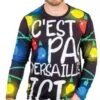 P'TIT Clown Re22788, T-shirt De Noël - C'est Pas Versailles Ici Taille L/XL