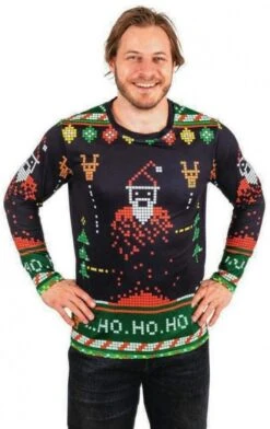 P'TIT Clown Re22789, T-shirt De Noël - Geek Pixel Art Taille XS 8 P'TIT Clown Re22789, T-shirt De Noël - Geek Pixel Art Taille XS -Xmas Deco Shop nouveau projet 54