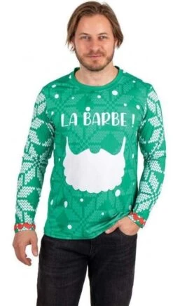 P'TIT Clown Re22796, T-shirt De Noël - La Barbe ! Taille M/L -Xmas Deco Shop nouveau projet 59 1