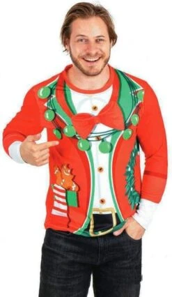 P'TIT Clown Re22802, T-shirt De Noël - Smoking Taille S/M -Xmas Deco Shop nouveau projet 61 1