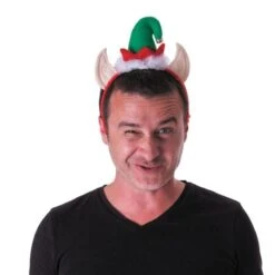Party Pro 333175, Serre-tête Lutin De Noël