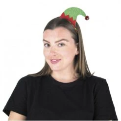 Party Pro 333231, Serre-tête Lutin De Noël Glitter -Xmas Deco Shop serre tete lutin glitter