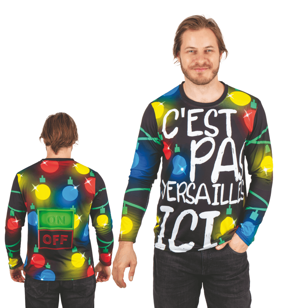 Devant -Xmas Deco Shop t shirt noel versailles